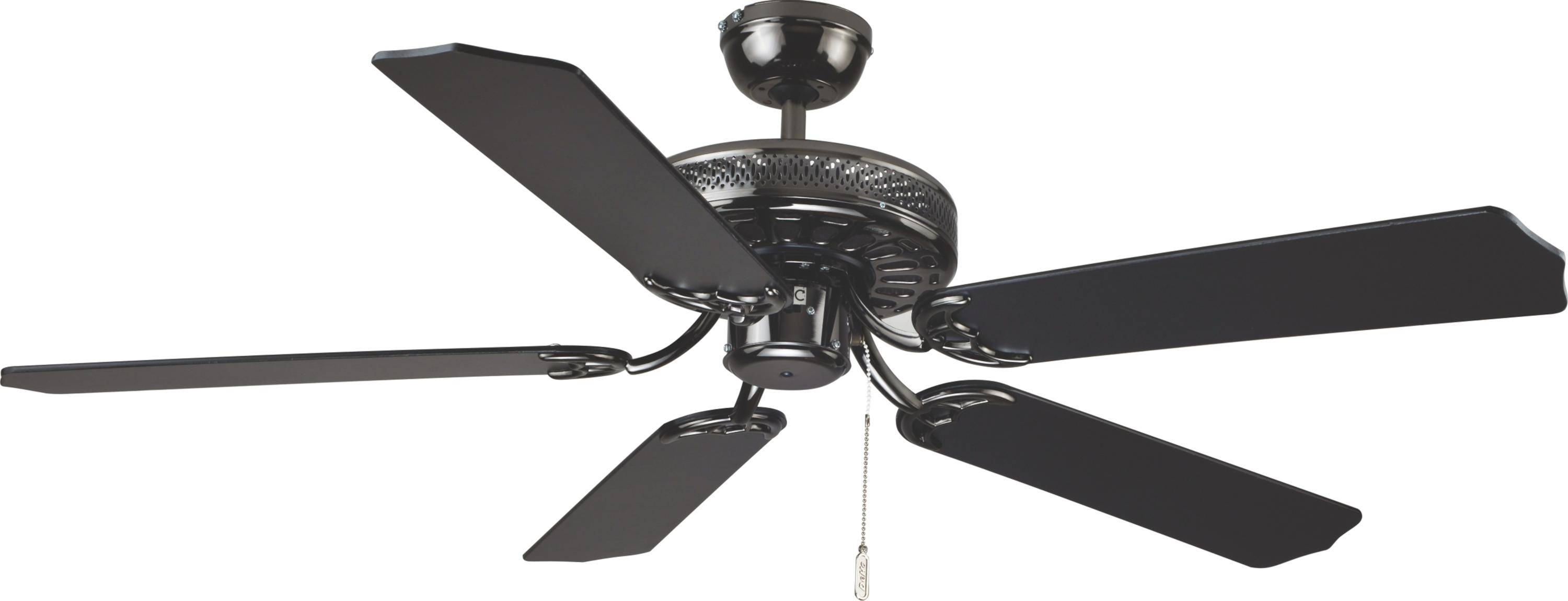 Deckenventilator Pearl Black 132 cm mit Zugkette-0