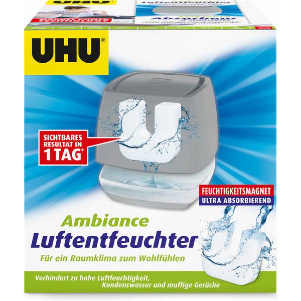 UHU Luftentfeuchter Ambiance, 450 g, anthrazit (5664760)