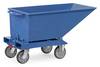 Muldenkippbehälter mit Staplertaschen - 250 l - 750 kg - brillantblau