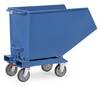 Muldenkippbehälter mit Staplertaschen - 450 l - 750 kg - brillantblau