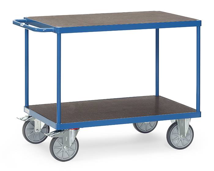 Fetra Super-MultiVario-Transporter Tischwagen mit 2 Etagen und wasserfesten Plattformen 1000x600mm-0