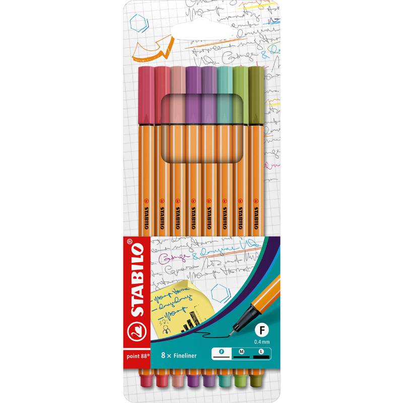 STABILO Fineliner point 88, 8er Kartonetui-0