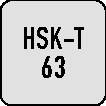 Abstechhalter ISO12164-3 Aufnahme-H.52mm re.HSK-T63 axial EWS-3