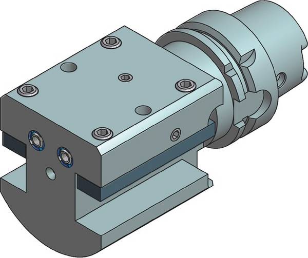 Drehstahlhalter ISO12164-3 Aufnahme-H.25mm HSK-T63 2-fach axial EWS