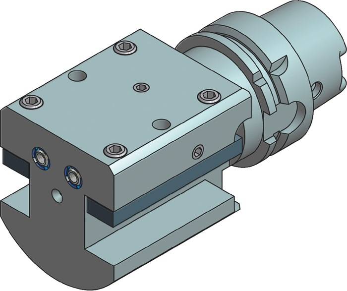 Drehstahlhalter ISO12164-3 Aufnahme-H.25mm HSK-T63 2-fach axial EWS-0