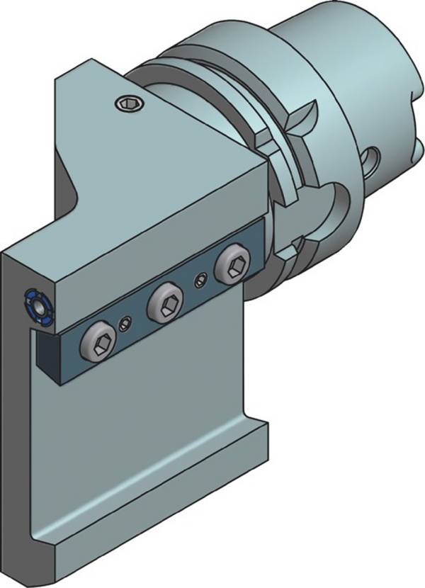 Abstechhalter ISO12164-3 Aufnahme-H.52mm re.HSK-T63 axial EWS