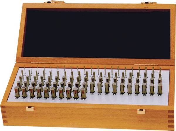 Präzisionsprüfstiftesatz 1-10mm WS Stufung 0,1mm 91 St.