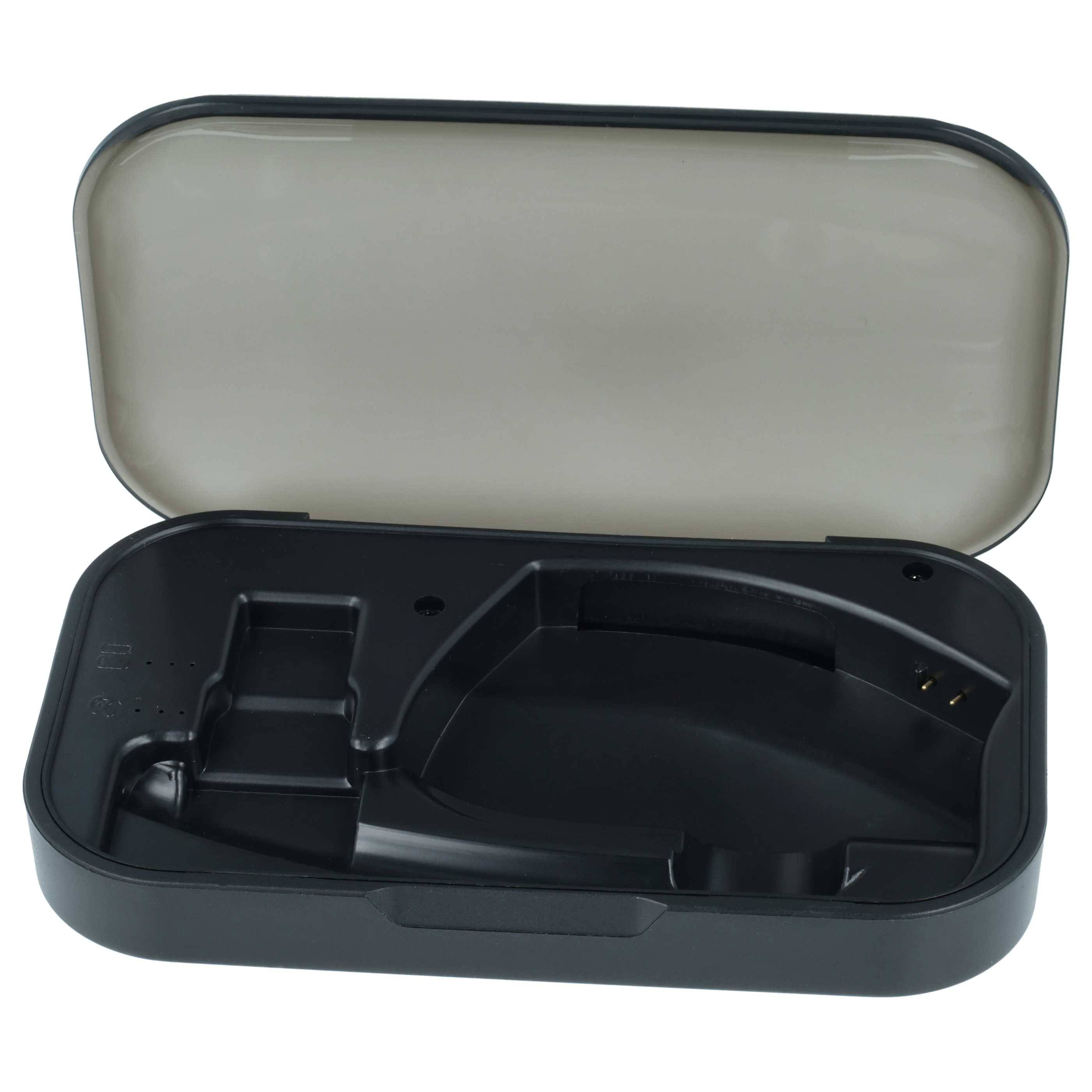 vhbw Ladebox kompatibel mit Plantronics Voyager Legend UC Headset | Inkl. USB-Ladekabel Schwarz-2