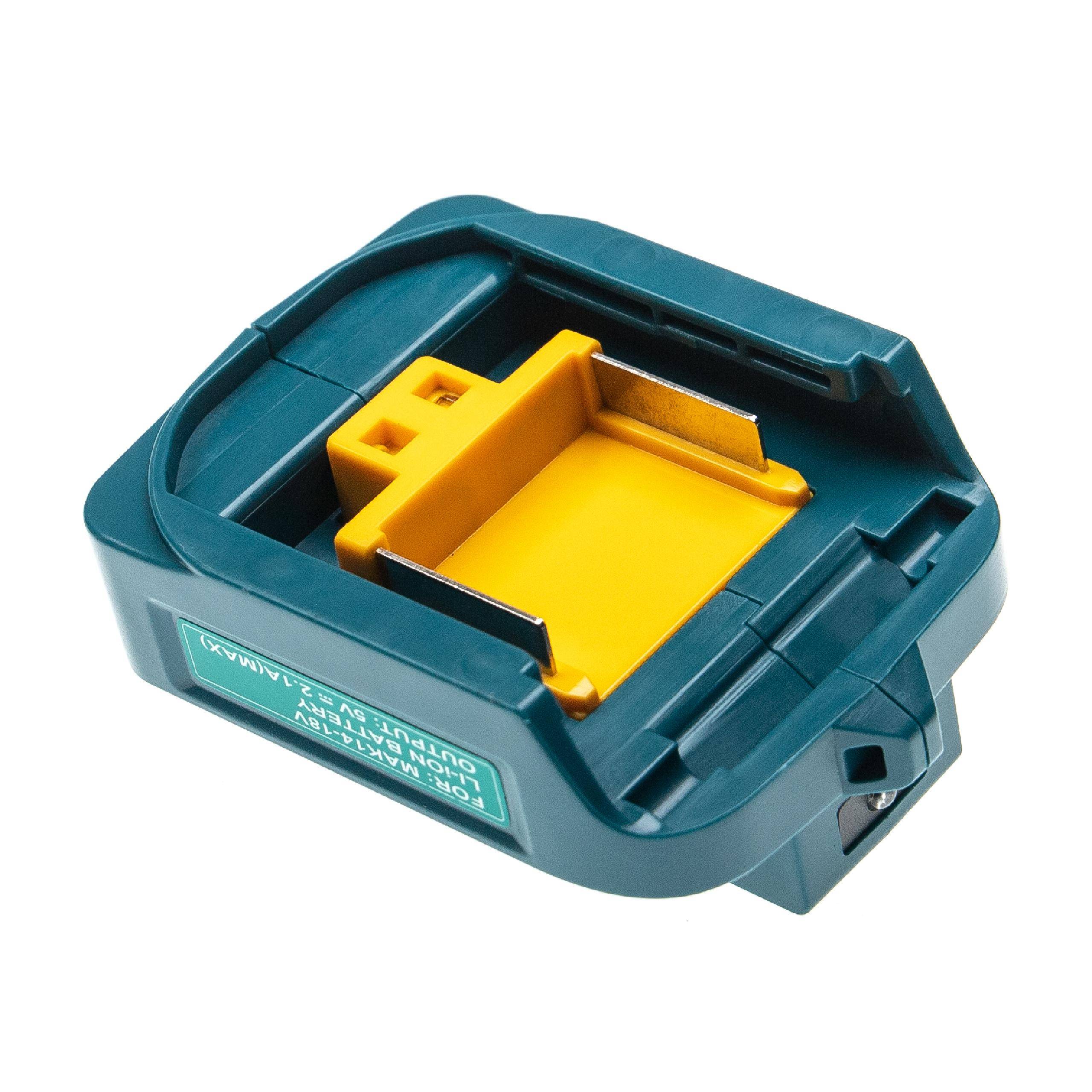 vhbw Akku-Adapter kompatibel mit Makita MET1821 | T6226 14,4 V - 18 V / 2 A Li-Ion Akkus - Adapter-4