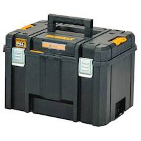 DeWALT DWST83346-1 Tiefe Werkzeugbox T STAK VI, TSTAK™ Sytem, 440 x 330 x 300 mm, IP54, 44 l, bis 30 kg