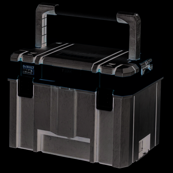 DeWALT DWST83343-1 Tiefe Werkzeugbox T STAK VII, TSTAK™ Sytem, 440 x 330 x 300 mm, IP54, 44 l