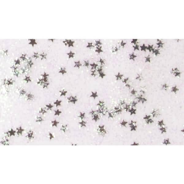 Glitterfarbe Konfetti Glue 50ml Sterne silber-1
