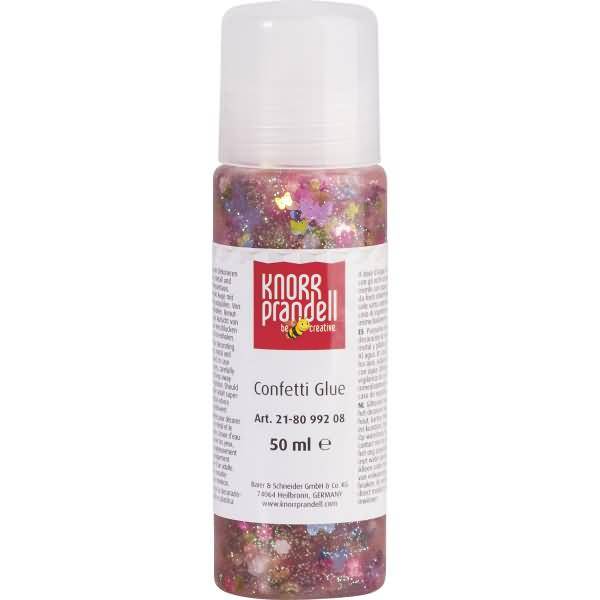 Glitterfarbe Konfetti Glue 50ml Schmetterlinge-0