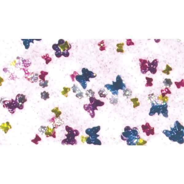 Glitterfarbe Konfetti Glue 50ml Schmetterlinge-1