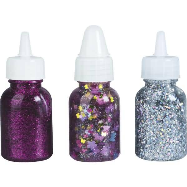 Glitterfarbe Glue Set 3x30ml Spring-1