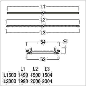 Zumtobel Group Abdeckstreifen TECTON T #22171552-1