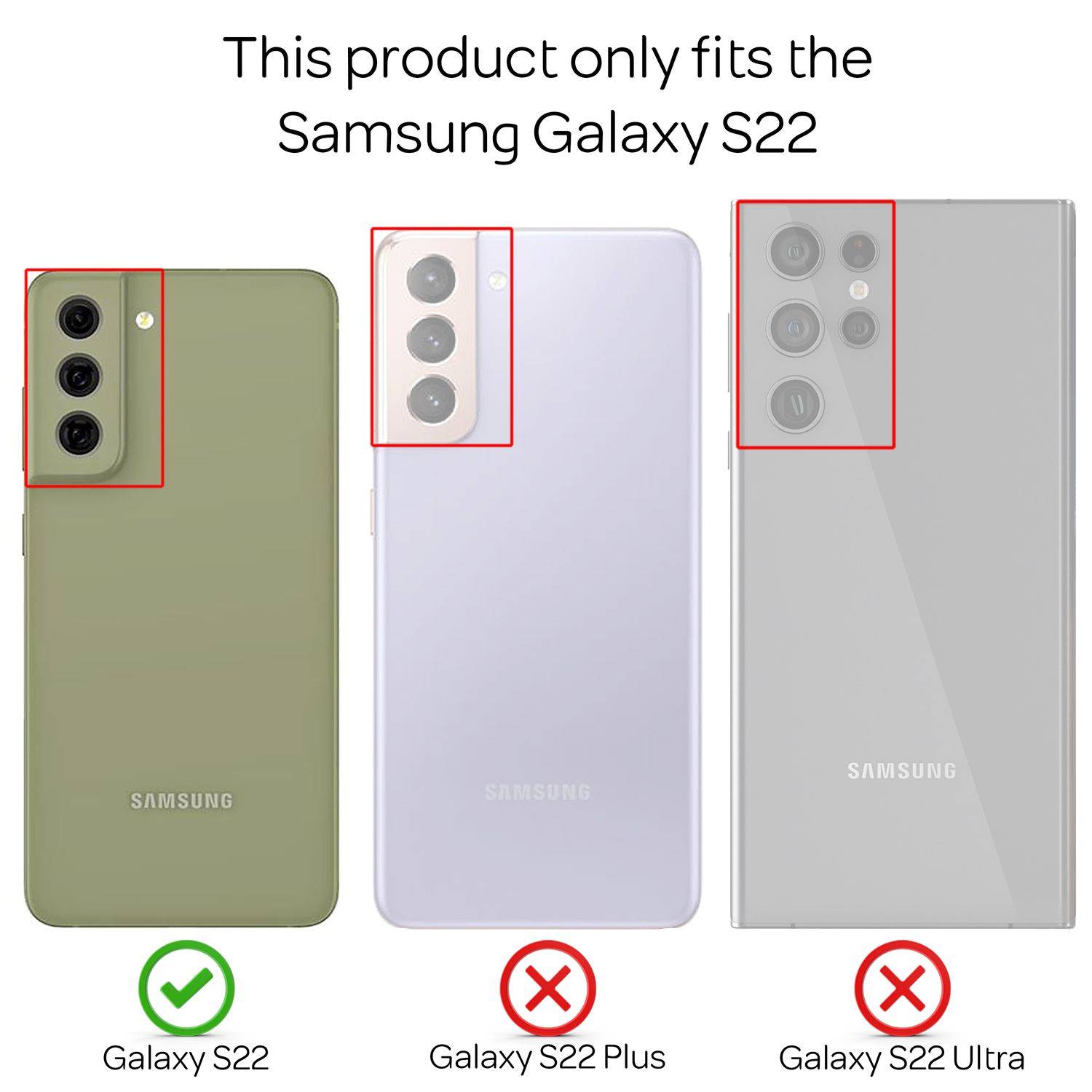 NALIA Military-Style Ringhülle für Samsung Galaxy S22, Extrem Schützend Stoßfest Robust, 360° Ring für Standfunktion-3