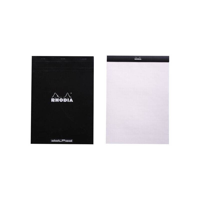 RHODIA Notizblock "dotPad", DIN A4+, gepunktet, schwarz-0