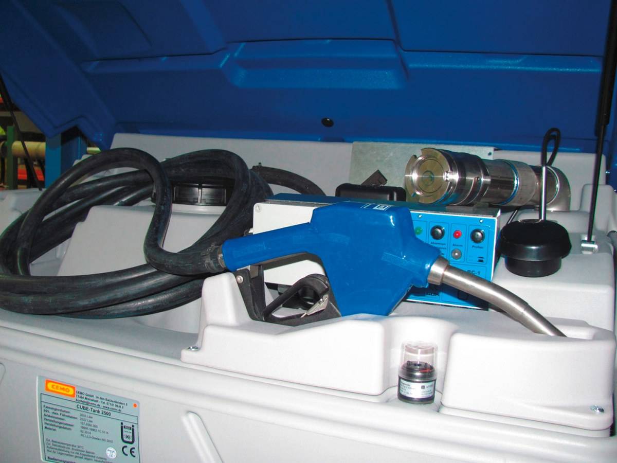 CEMO CUBE-Tankanlage 1500 für AdBlue® Outdoor Basic-2
