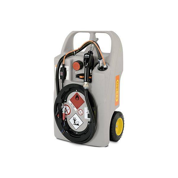 CEMO Dieseltrolley 60 l, mit Elektropumpe CENTRI SP 30 und Automatik-Zapfpistole
