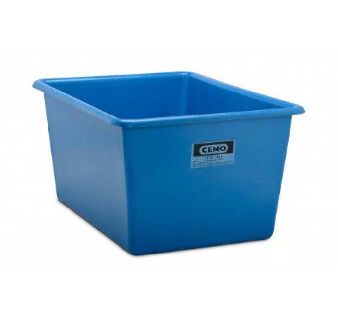 CEMO GFK Rechteckbehälter 1100 l Standard blau-0