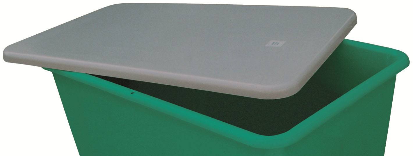 CEMO Flachdeckel für Rechteckbehälter 400 l-0