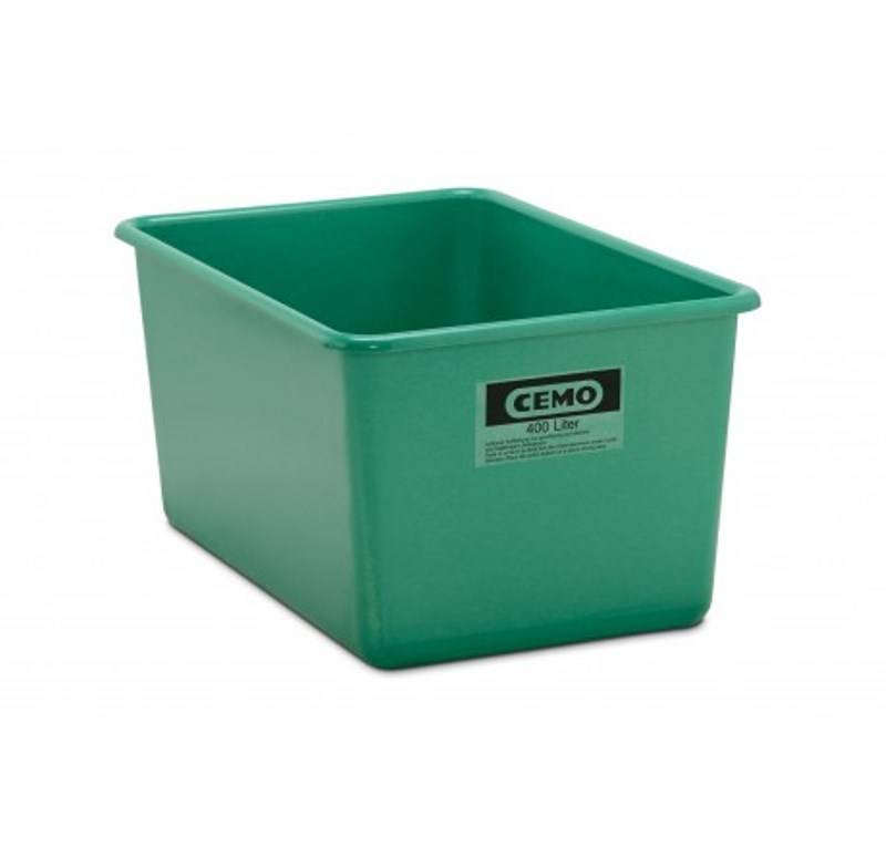 CEMO GFK Rechteckbehälter 400 l grün-0