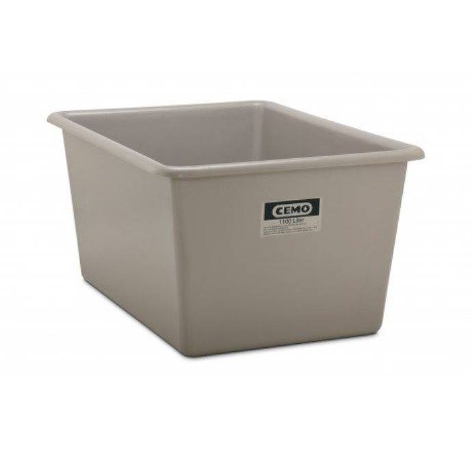 CEMO GFK Rechteckbehälter 1100 l Standard, grau-0
