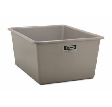 CEMO GFK Rechteckbehälter 1500 l grau