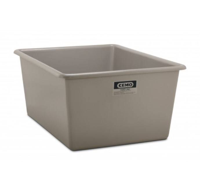 CEMO GFK Rechteckbehälter 1500 l grau-0