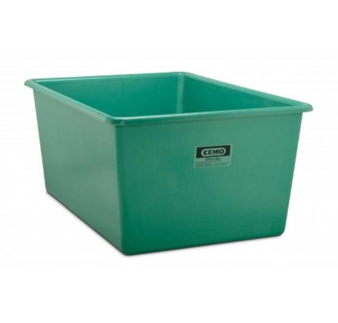 CEMO GFK Rechteckbehälter 2200 l grün-0