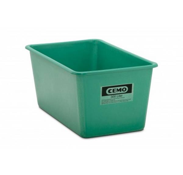 CEMO GFK Rechteckbehälter 300 l Standard, grün