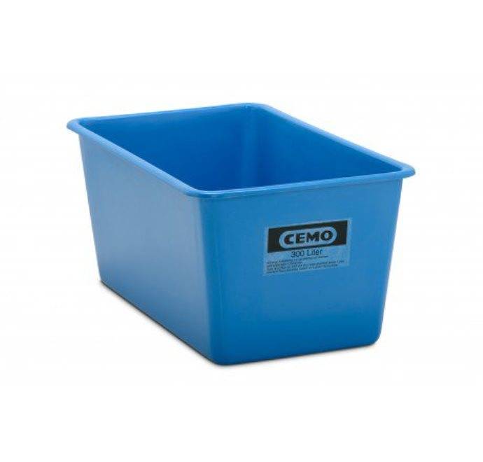 CEMO GFK Rechteckbehälter 300 l blau-0