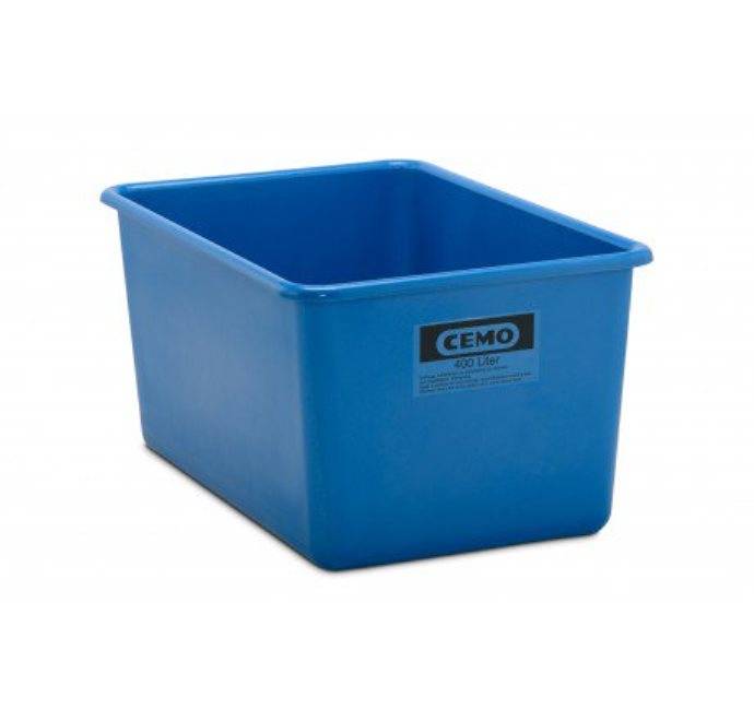 CEMO GFK Rechteckbehälter 400 l blau-0