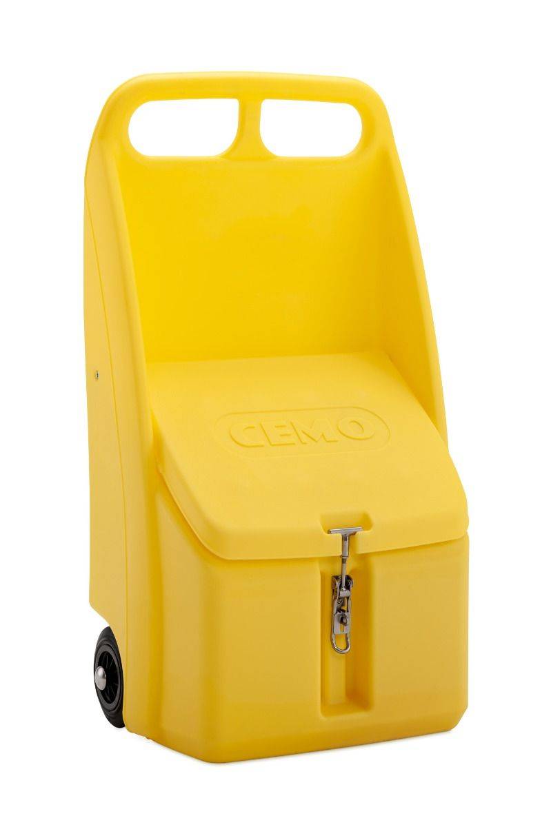 CEMO Go-Box 70 l gelb für Streugut, Sand, Bindemittel, etc.