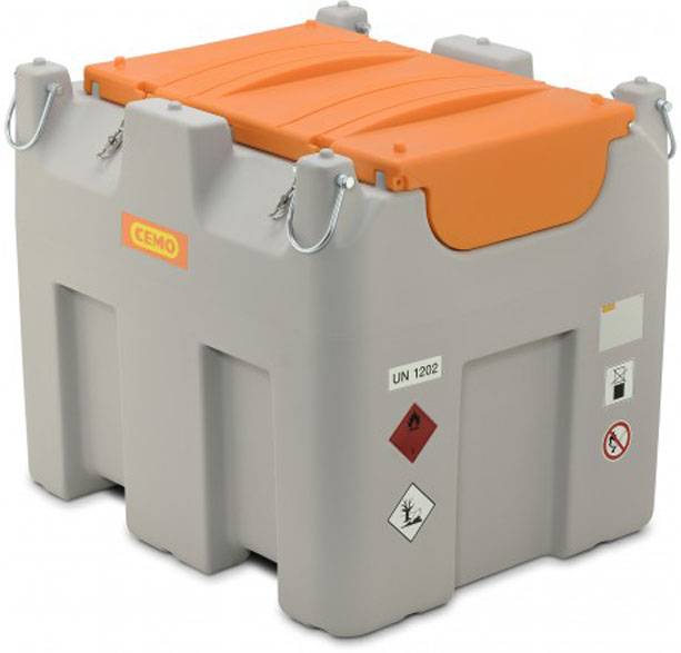CEMO Mobile Dieseltankanlage DT-Mobil Easy 980l Basic, Elektropumpe Bipump 12 V-0