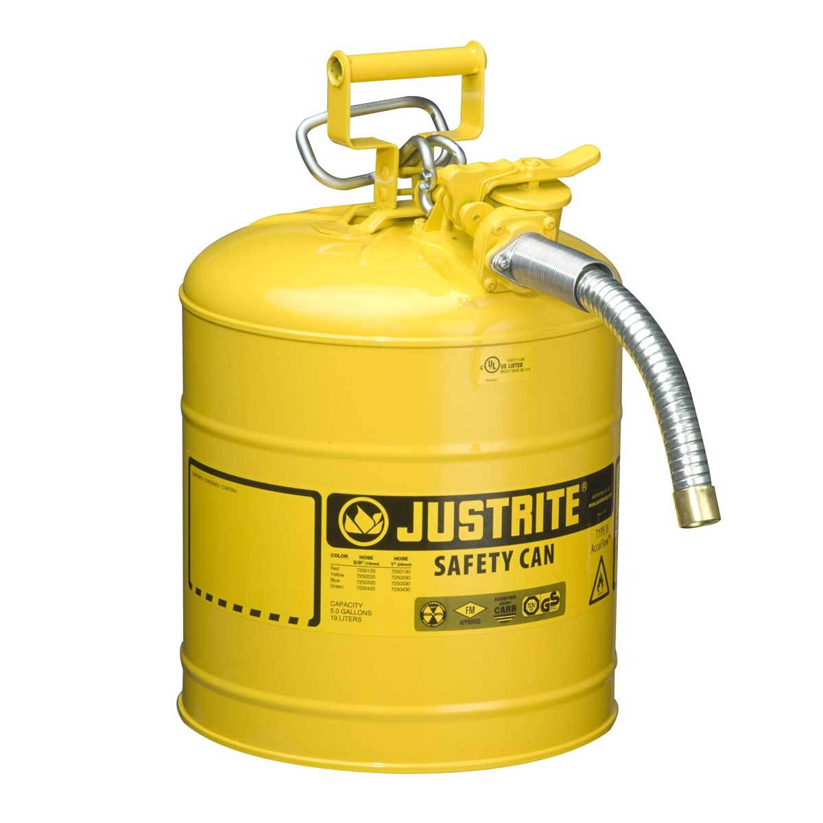 Sicherheitsbehälter Typ II Accu Flow Kapazität 19,0 Liter, gelb-0