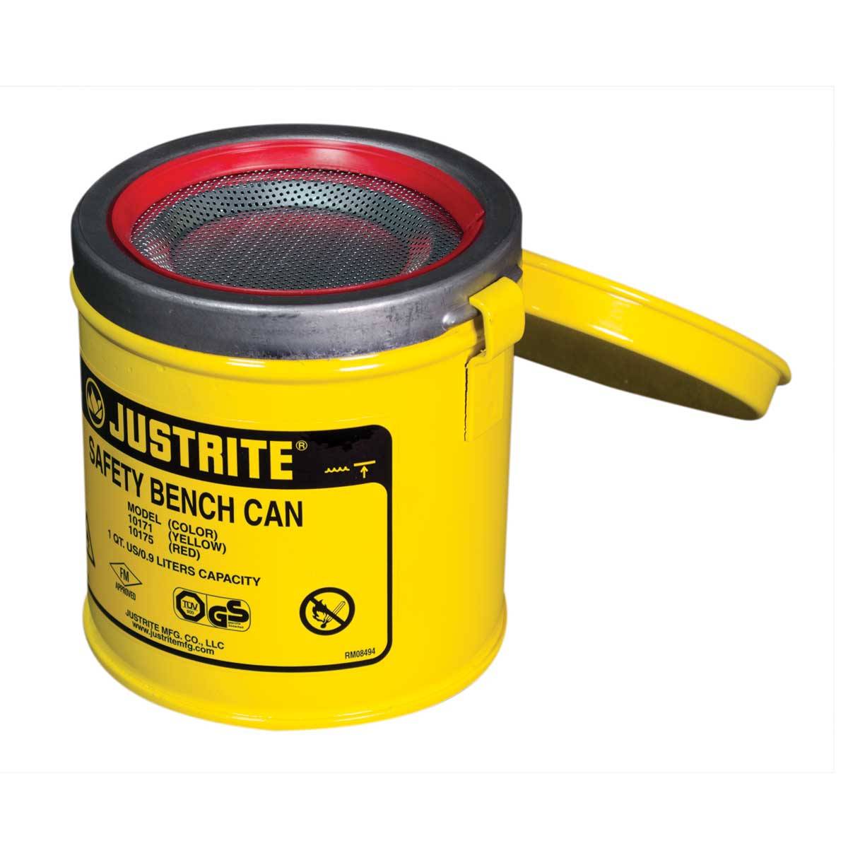 Sicherheits-Kleinteilereiniger Kapazität 1,0 Liter, gelb-0