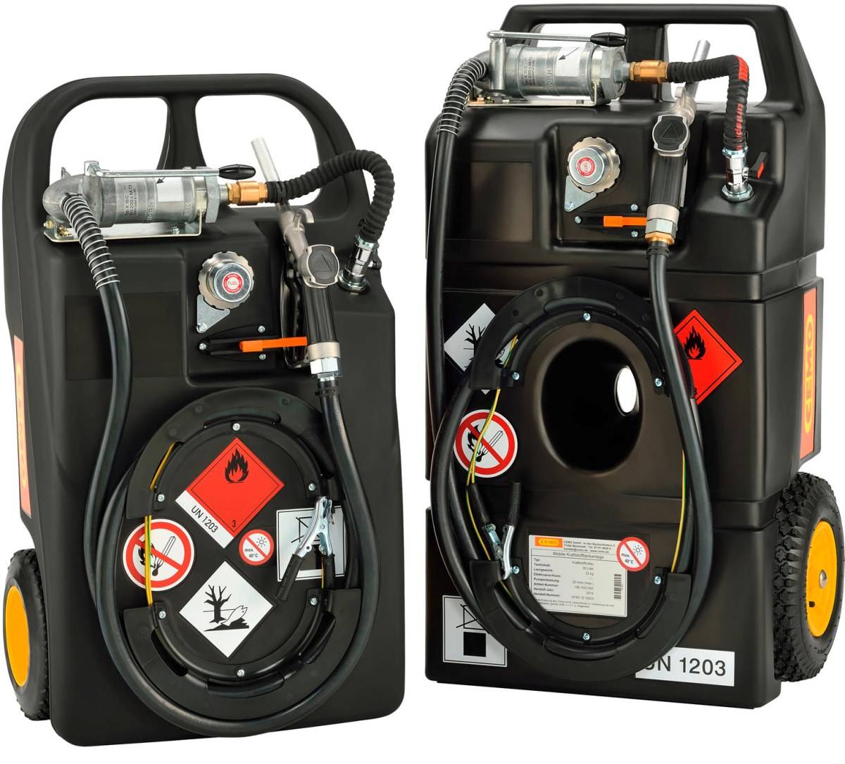 CEMO Kraftstoff-Trolley ExO 95l mit Handpumpe und Zapfventil-1