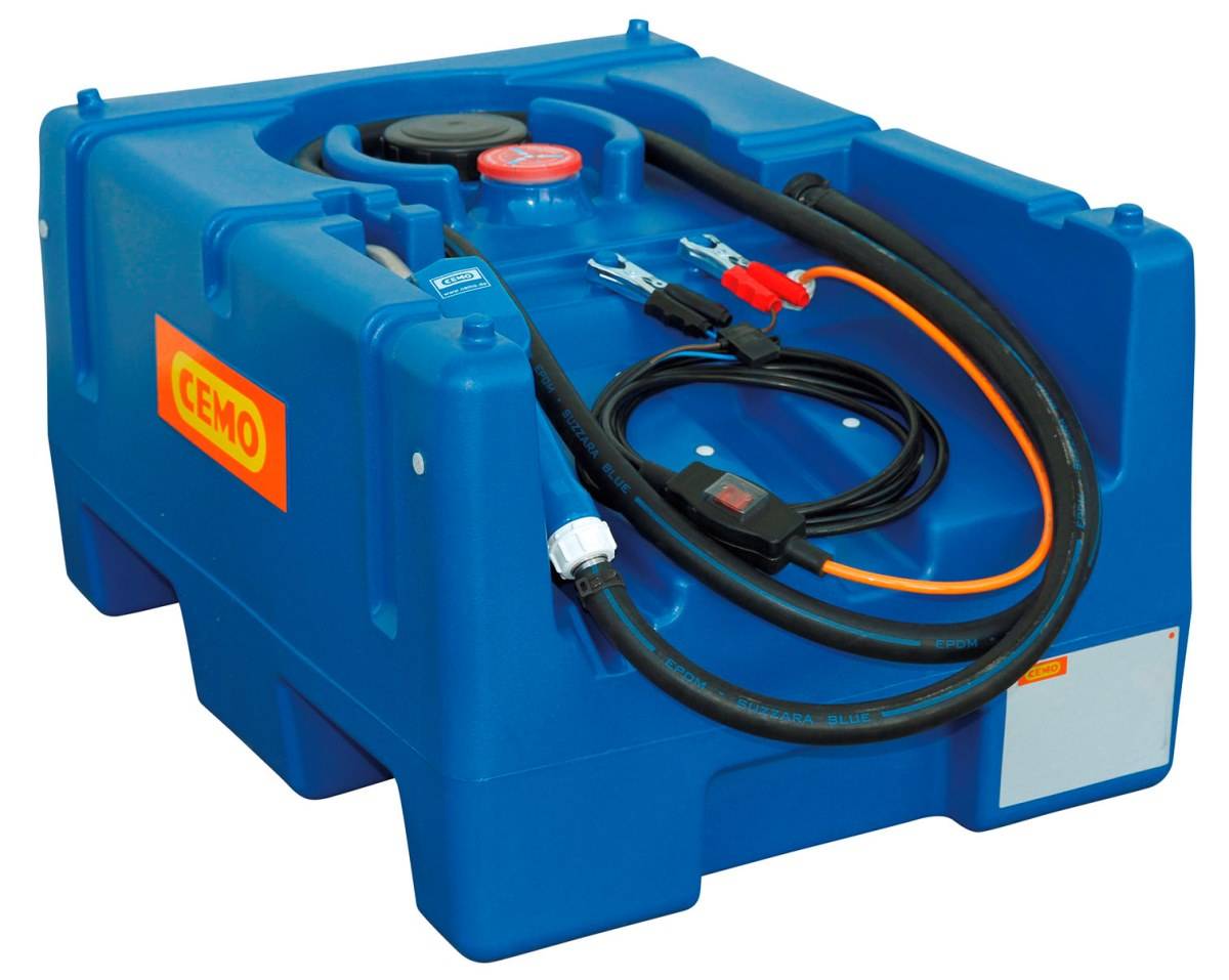 CEMO Mobile AdBlue-Tankanlage Typ Blue-Mobil Easy 125l mit Tauchpumpe CENTRI SP 30-0