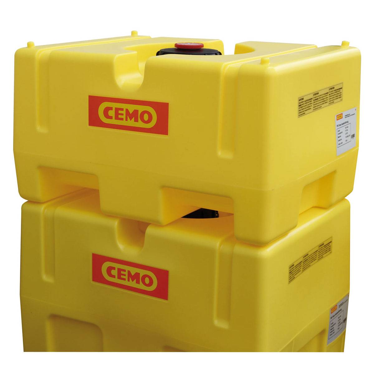 CEMO PE-Fass kastenförmig 125 l, mit Schraubdeckel S160x7-1