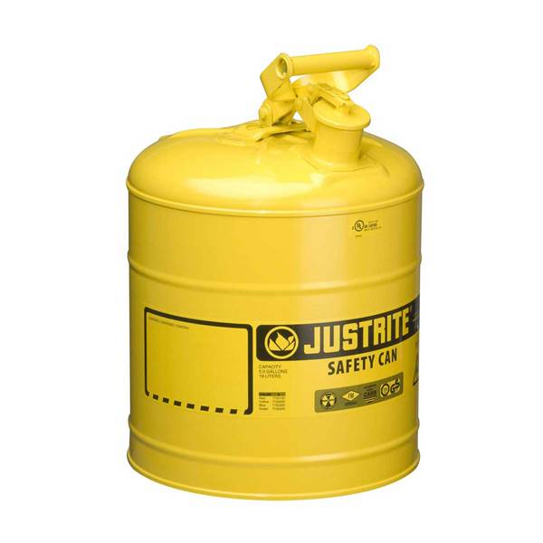 Sicherheitsbehälter Typ I Schwenkgriff Kapazität 19,0 Liter, gelb