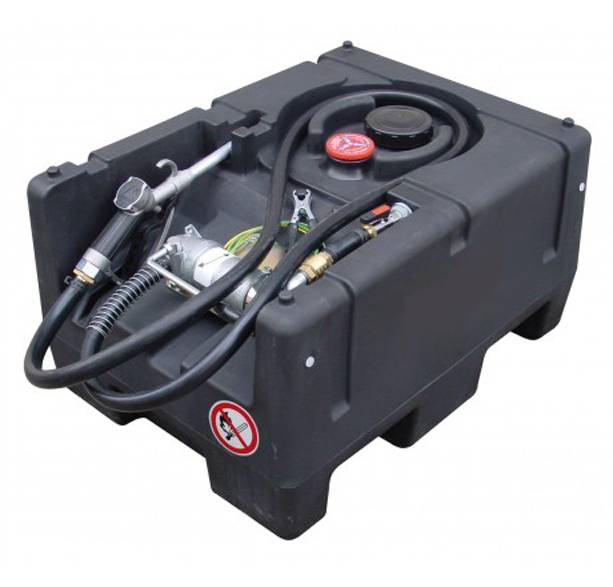 CEMO Mobile Kraftstofftankanlage KS-Mobil Easy PE 120l mit Handpumpe-0