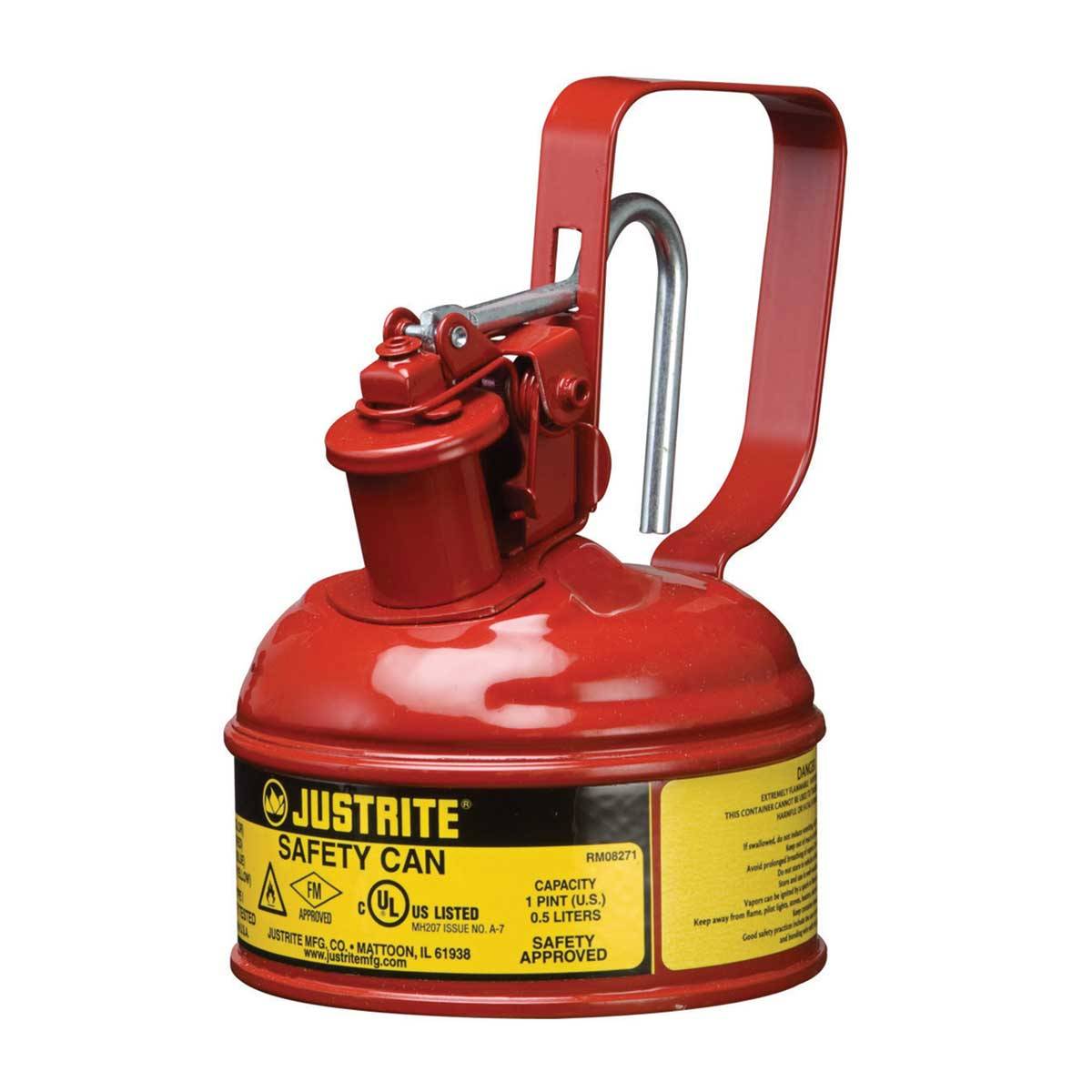 Sicherheitsbehälter Typ I Kapazität 0,5 Liter, rot-0