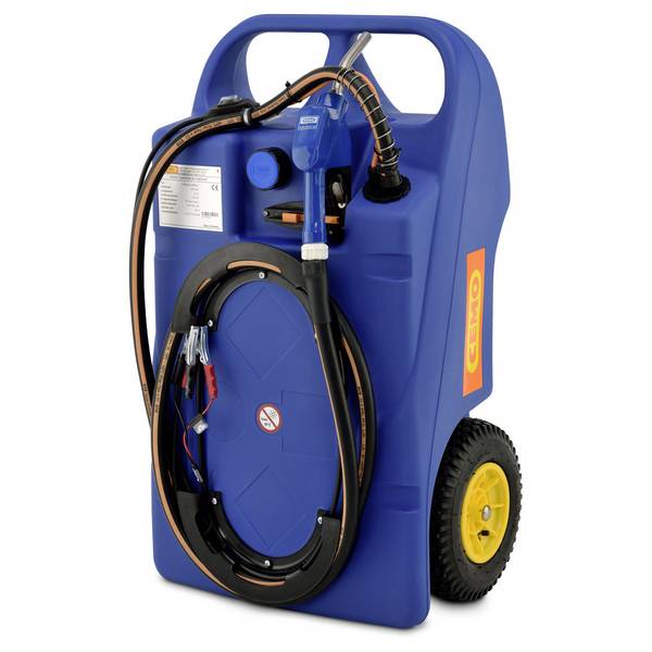 CEMO Trolley 100l für AdBlue® mit Tauchpumpe CENTRI SP30, Automatik-Zapfventil