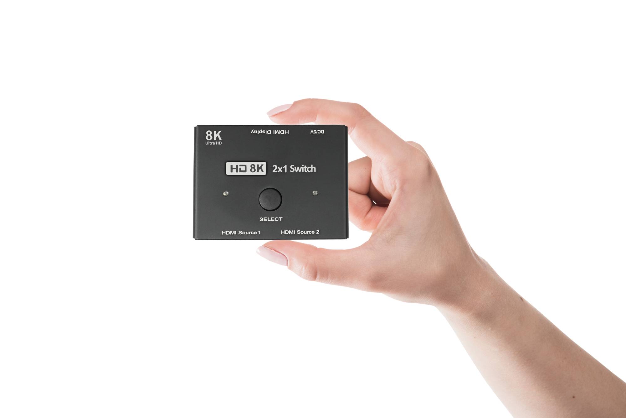 HDMI 2.1 Switch / Umschalter, 2-fach (2x Eingang und 1x Ausgang), direktional, 8K @30Hz, Good Connections®-2
