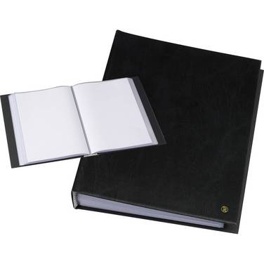 rillstab Sichtbuch "Original", DIN A4, 10 Hüllen, schwarz
