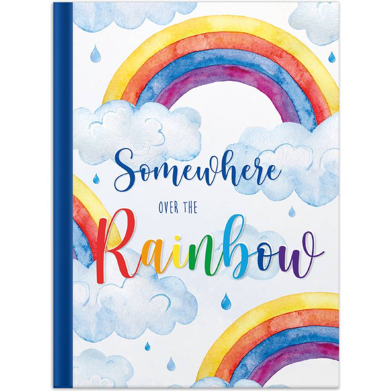 Notizbuch Over the Rainbow - A4 blanko 96 Blatt.-0