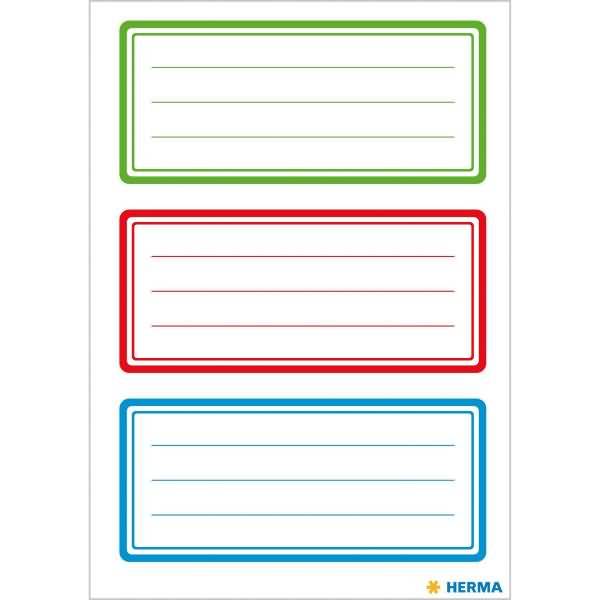 Schuletiketten tricolor-1