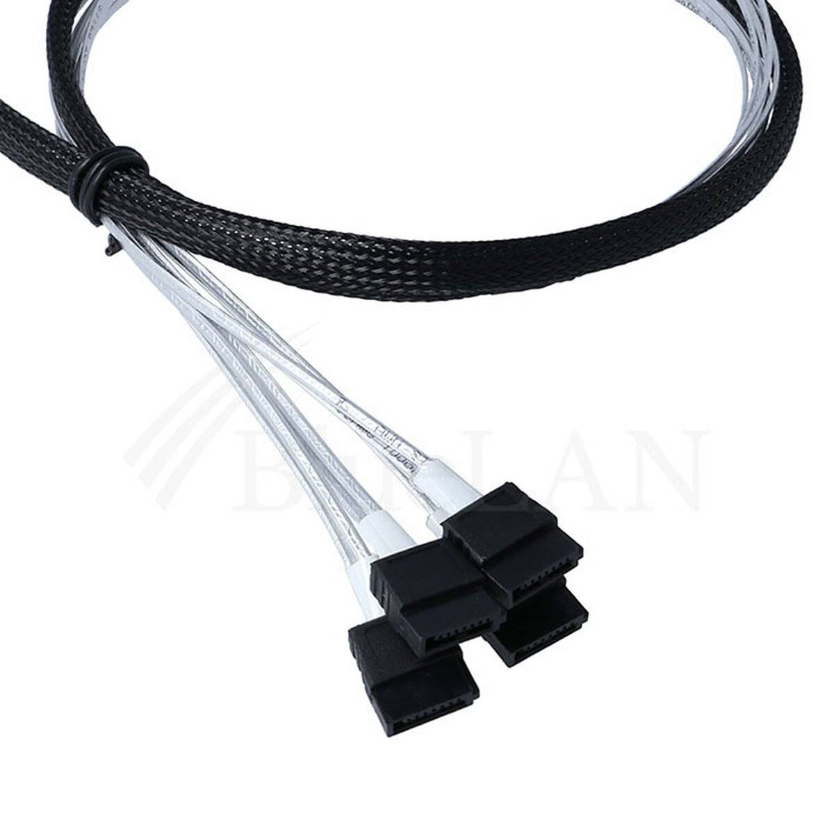 BlueOptics internes MiniSAS Hybrid Kabel SFF-8643/4x SATA 1 Meter - Serial Attac-3